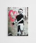 Wallity WY37 Banksy Lienzo Decorativo 50 x 70 cm